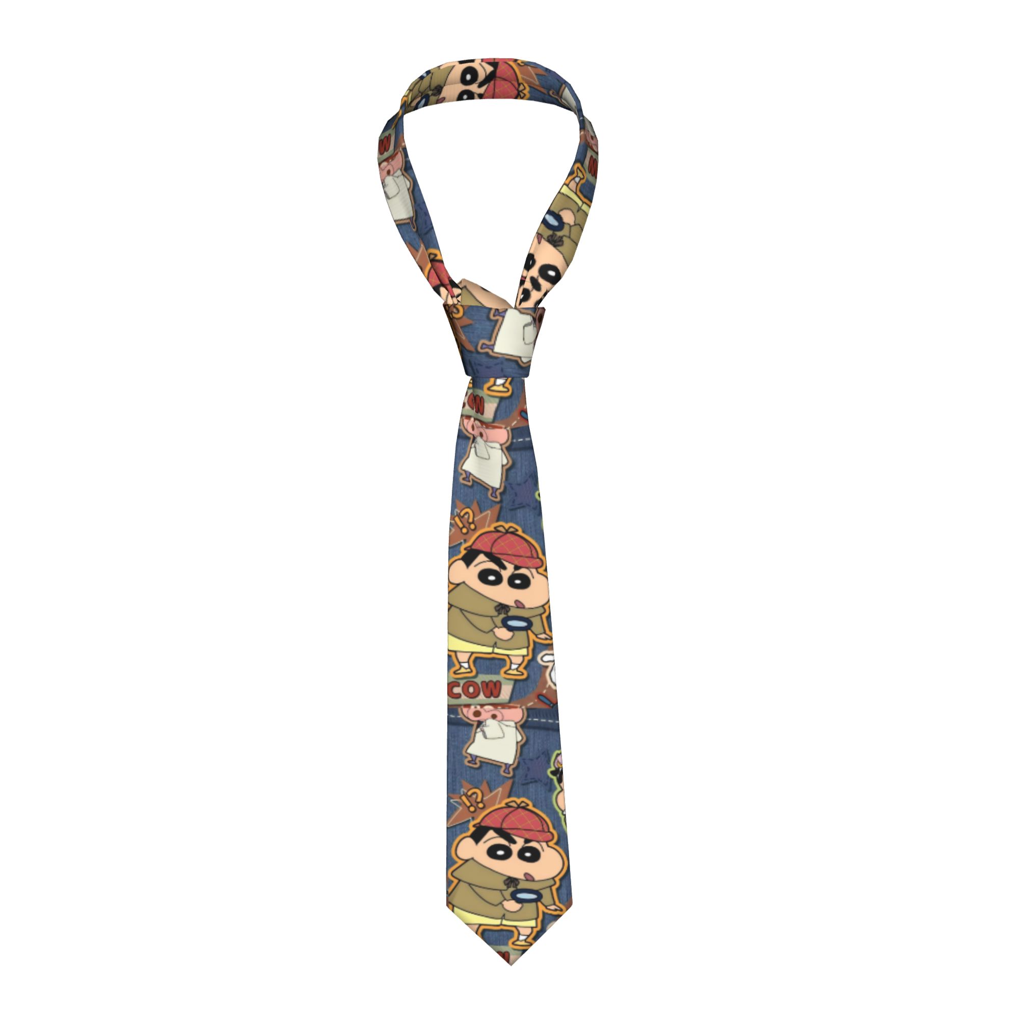 Detective Shinchans 90s Cartoo - Skinny Tie Men 评论和价格