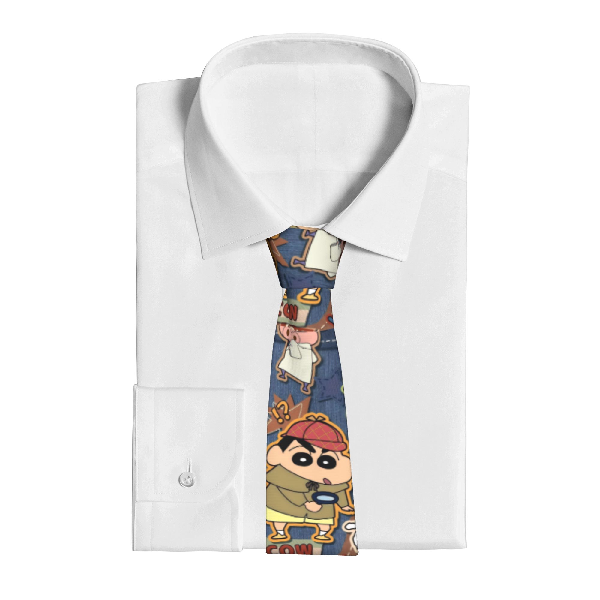 Detective Shinchans 90s Cartoo - Skinny Tie Men 评论和价格