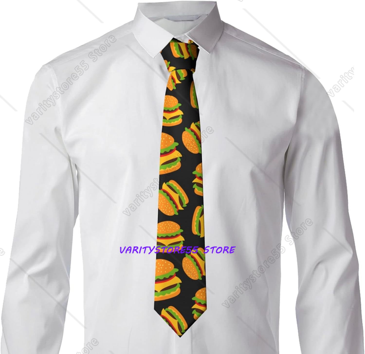 Hamburger Men's Skinny Tie Fas - Skinny Tie Men 评论和价格